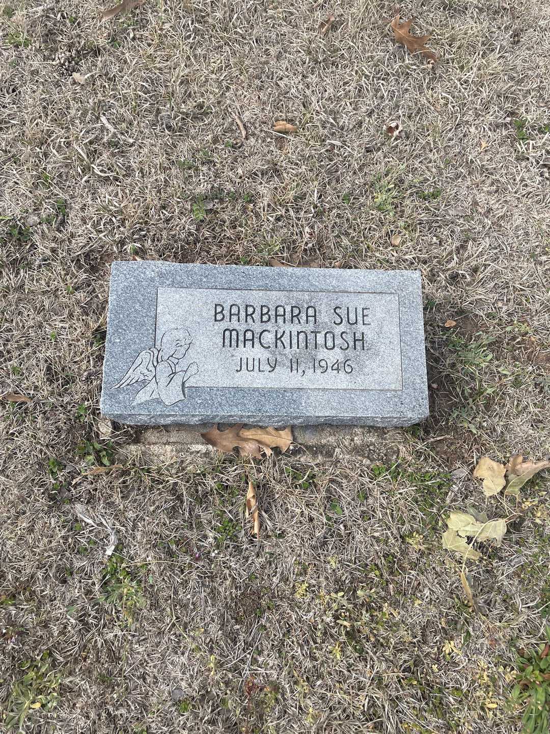 Barbara Sue Mackintosh's grave. Photo 1