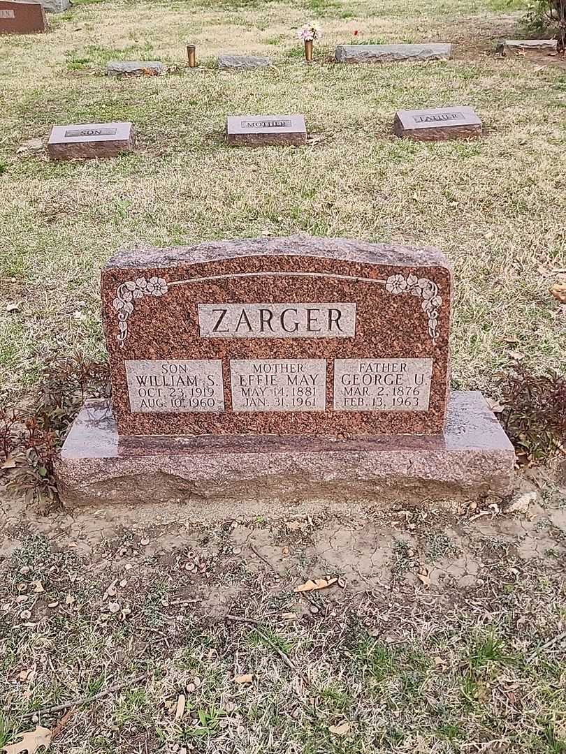 William Sherman Zarger's grave. Photo 1