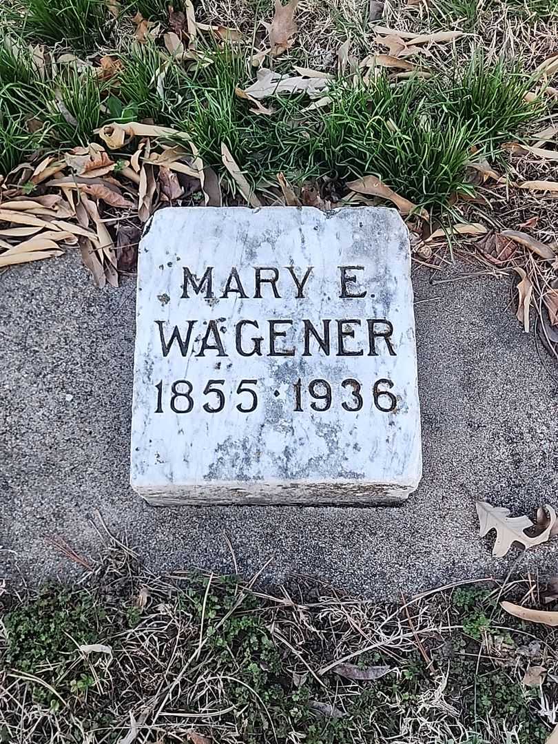 Mary Elizabeth Wagener's grave. Photo 3