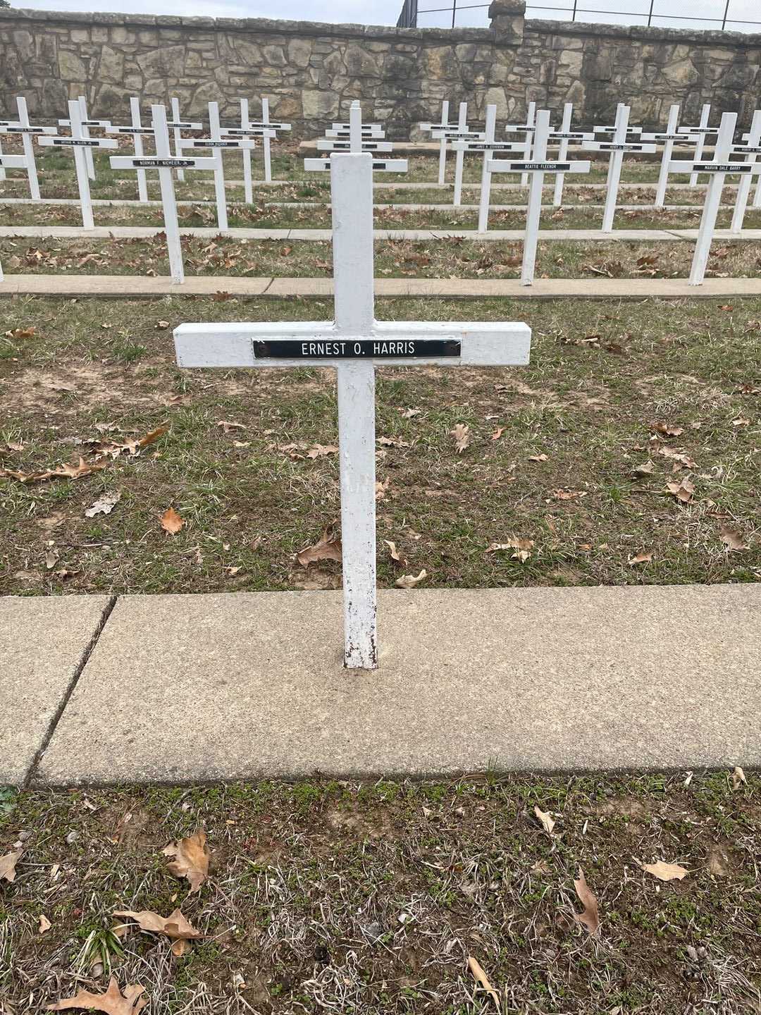 Ernest O. Harris's grave. Photo 3