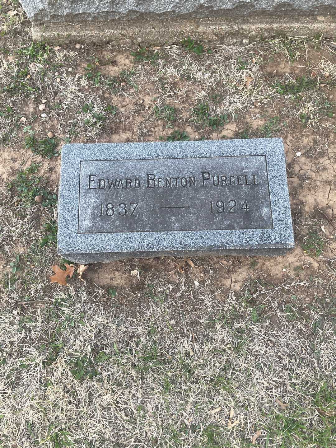 Edward Benton Purcell's grave. Photo 3