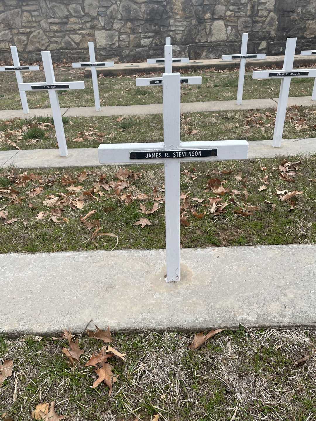 James R. Stevenson's grave. Photo 3
