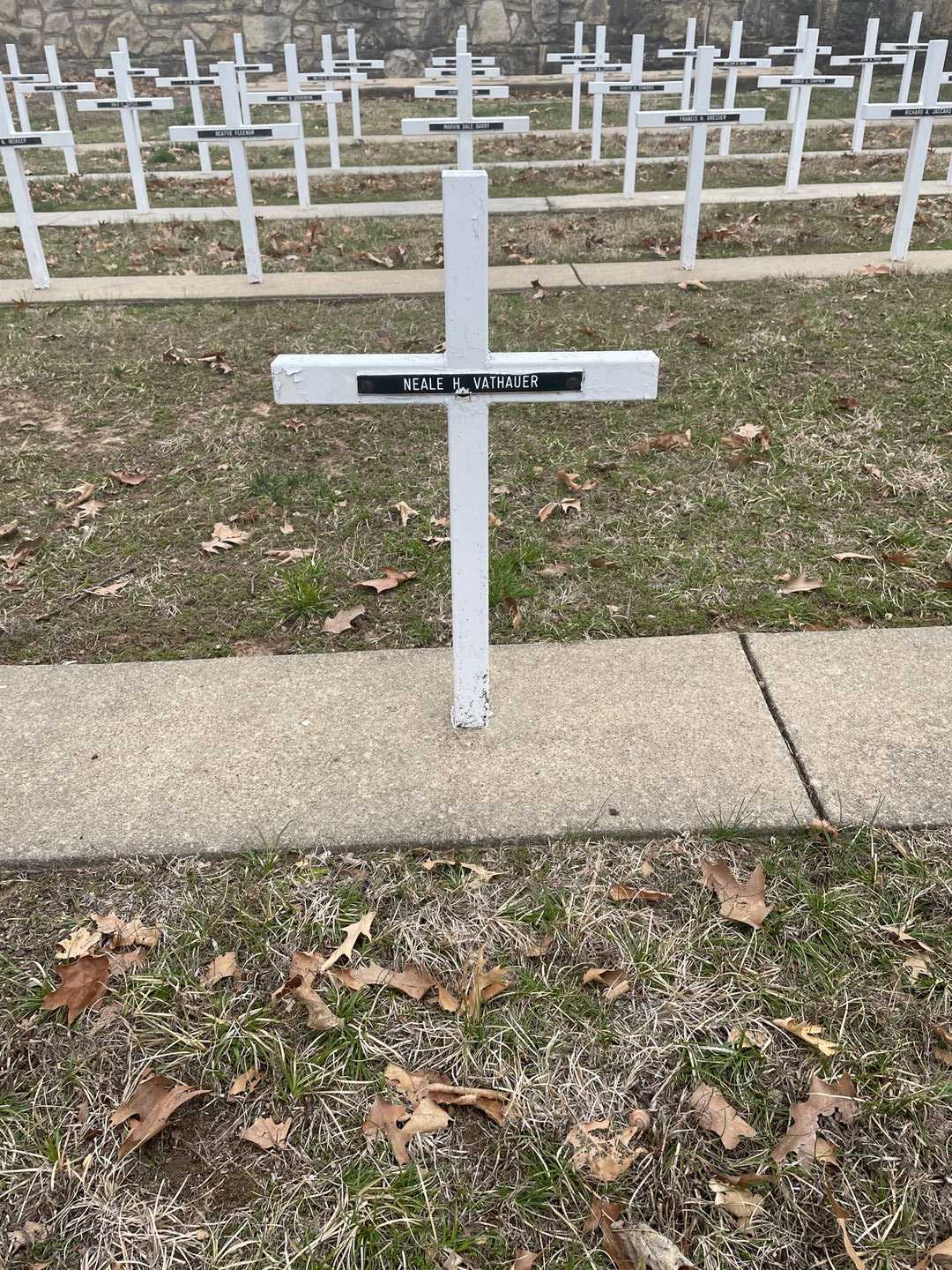 Neale H. Vathauer's grave. Photo 2