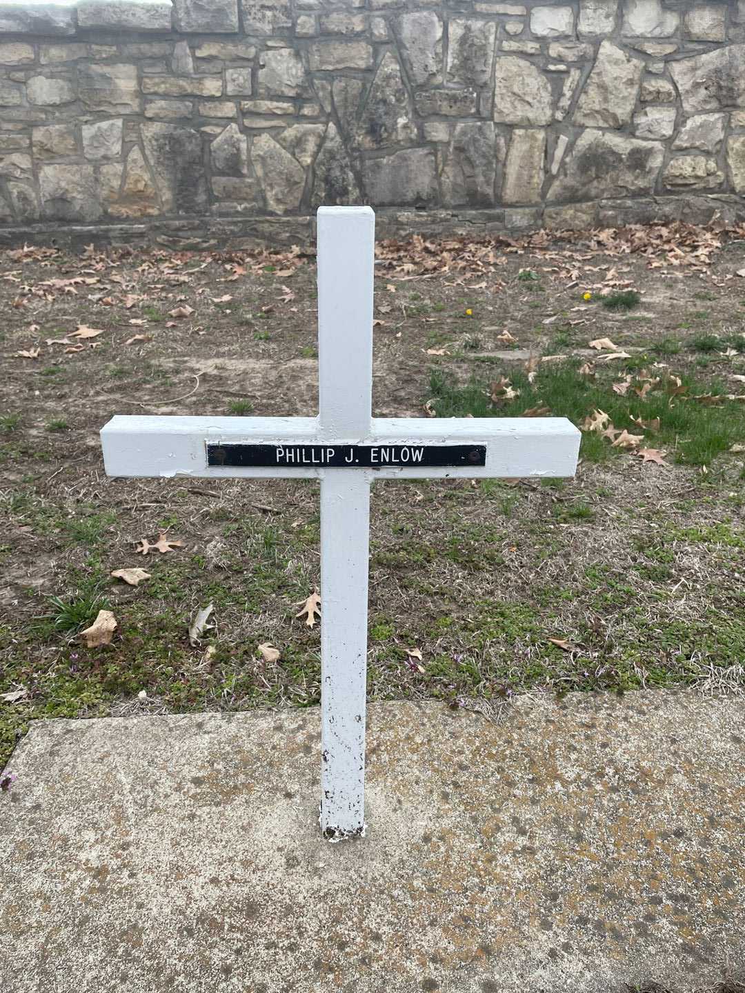 Phillip J. Enlow's grave. Photo 3