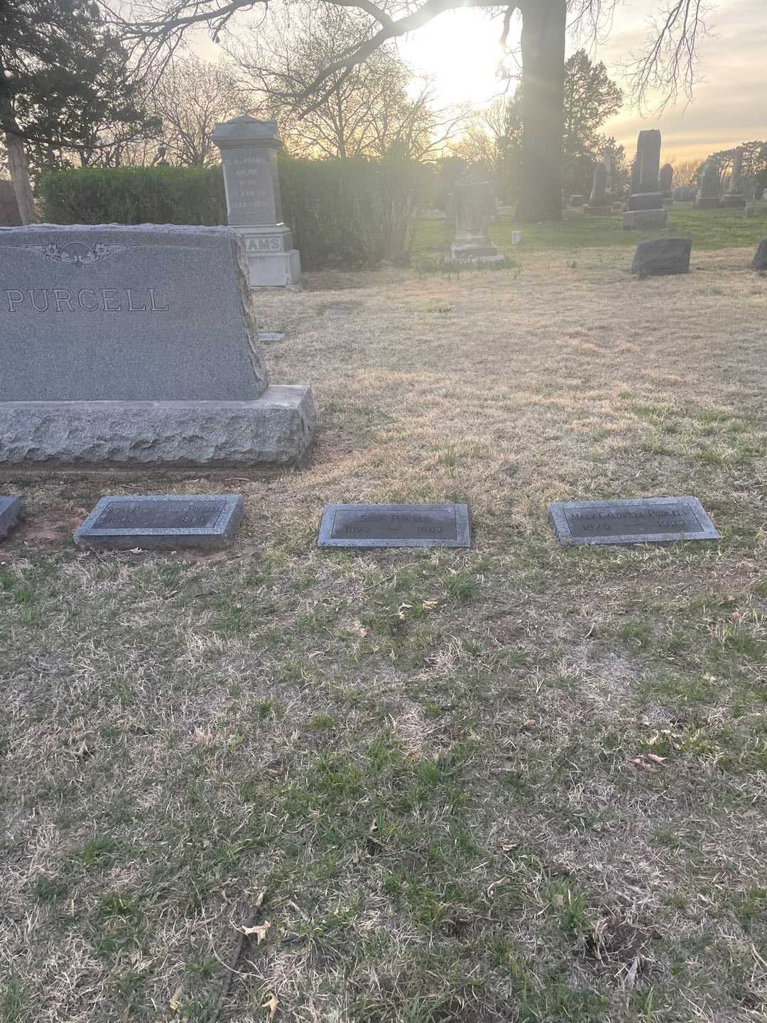 Susie Purcell's grave. Photo 2