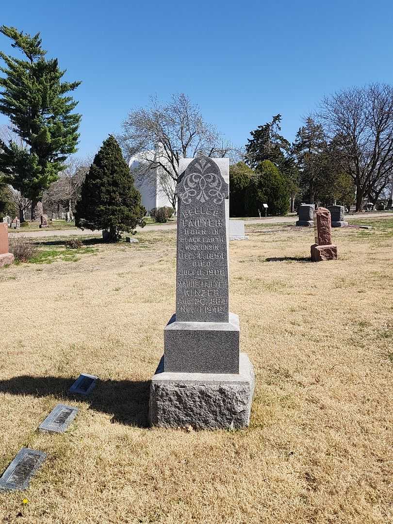 Isabelle Blanch "Belle" Failyer's grave. Photo 2