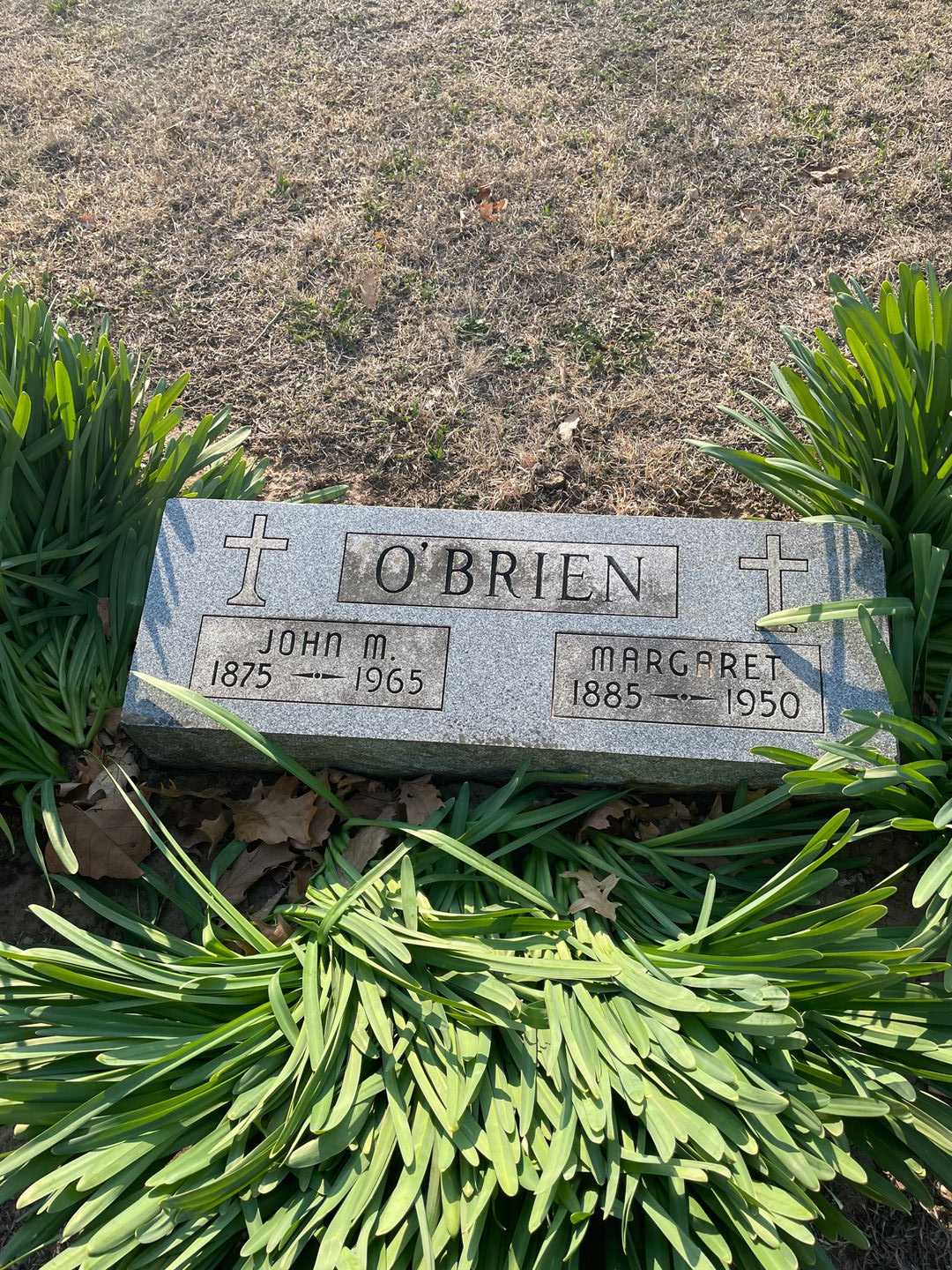 John M. O'Brien's grave. Photo 1