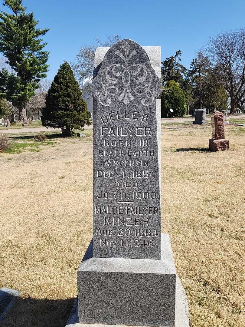 Isabelle Blanch "Belle" Failyer's grave. Photo 1