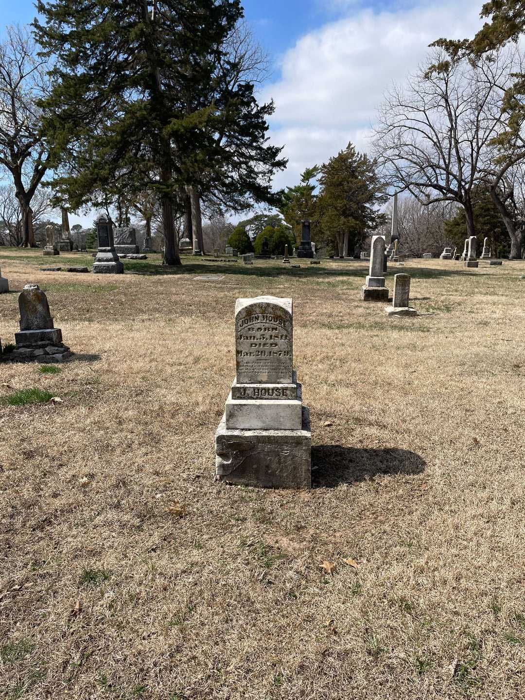 John House's grave. Photo 2