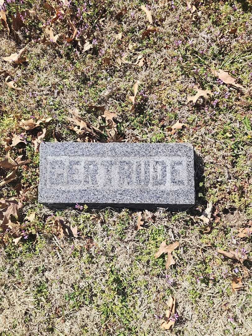 Gertrude Brink's grave. Photo 3