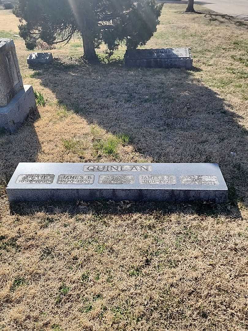 James B. Quinlan's grave. Photo 1