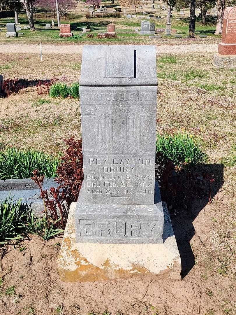 Roy Layton Drury's grave. Photo 3
