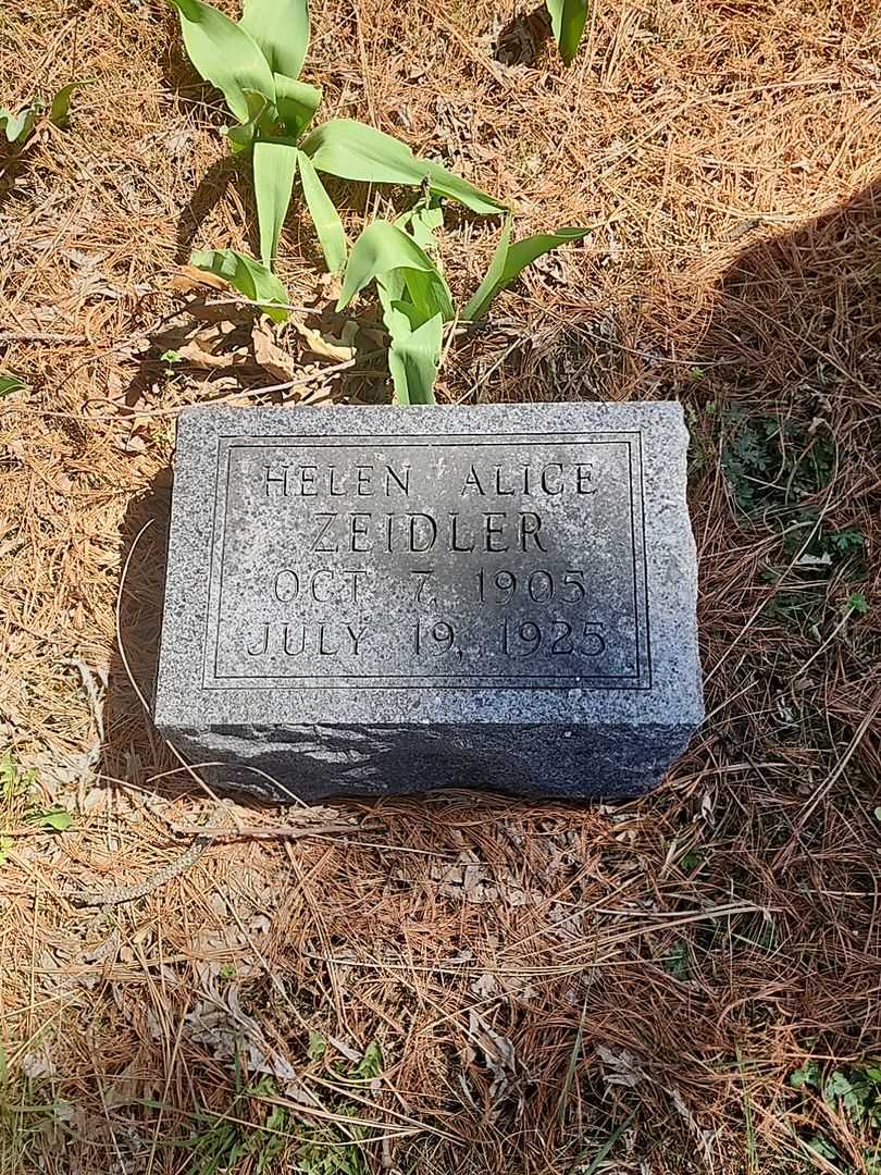 Esther Elsie Zeidler's grave. Photo 1