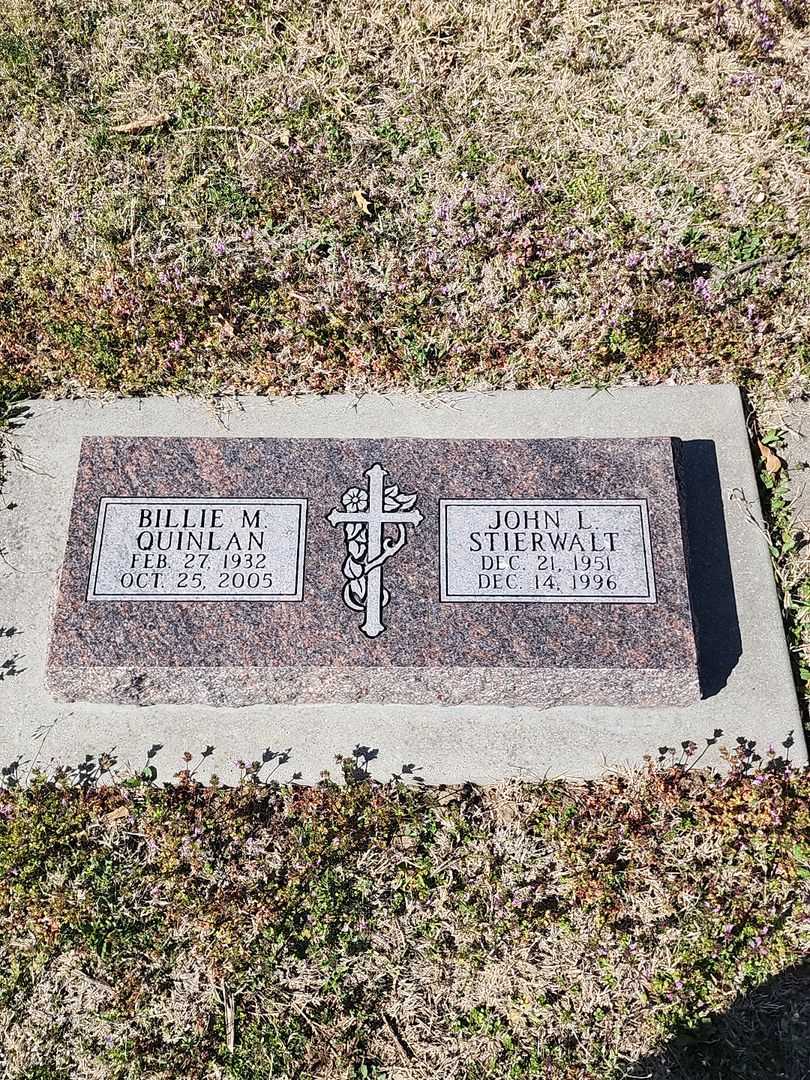 Billie Maria Quinlan's grave. Photo 3