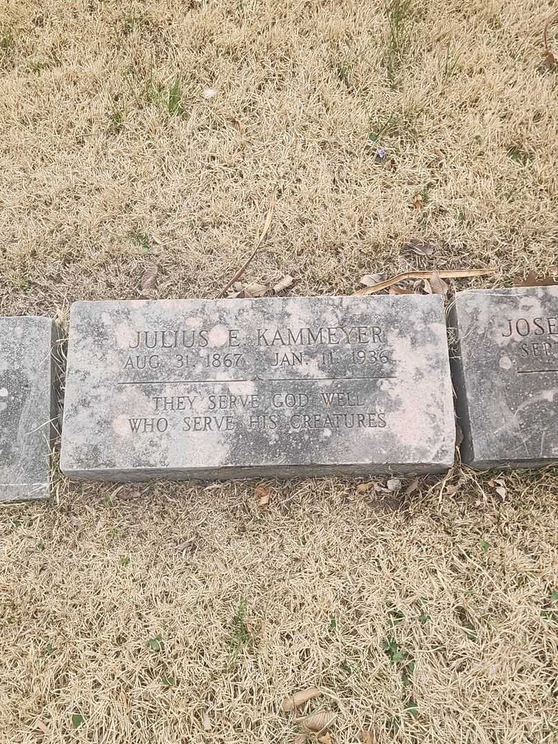 Julius Ernest Kammeyer's grave. Photo 3