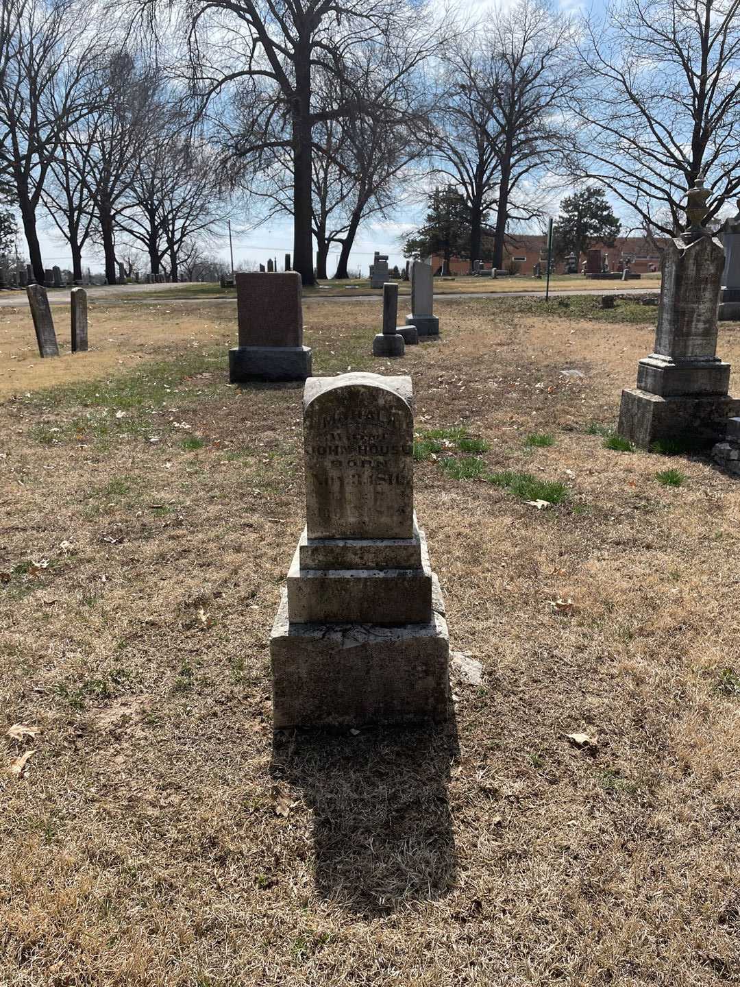 Mahala House's grave. Photo 2