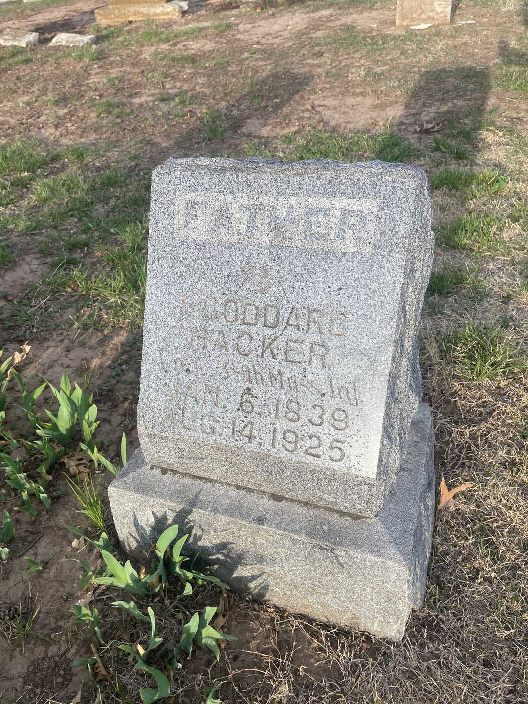 I. Goddard Hacker's grave. Photo 3