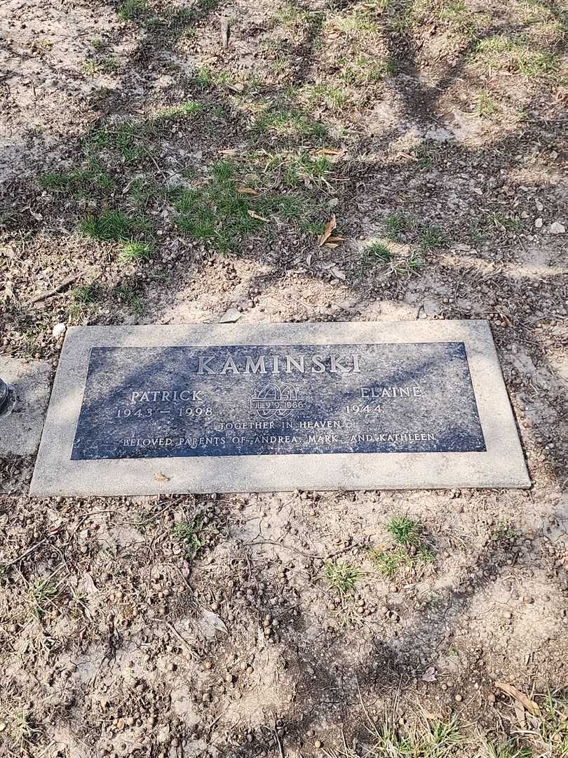 Patrick M. Kaminski's grave. Photo 1
