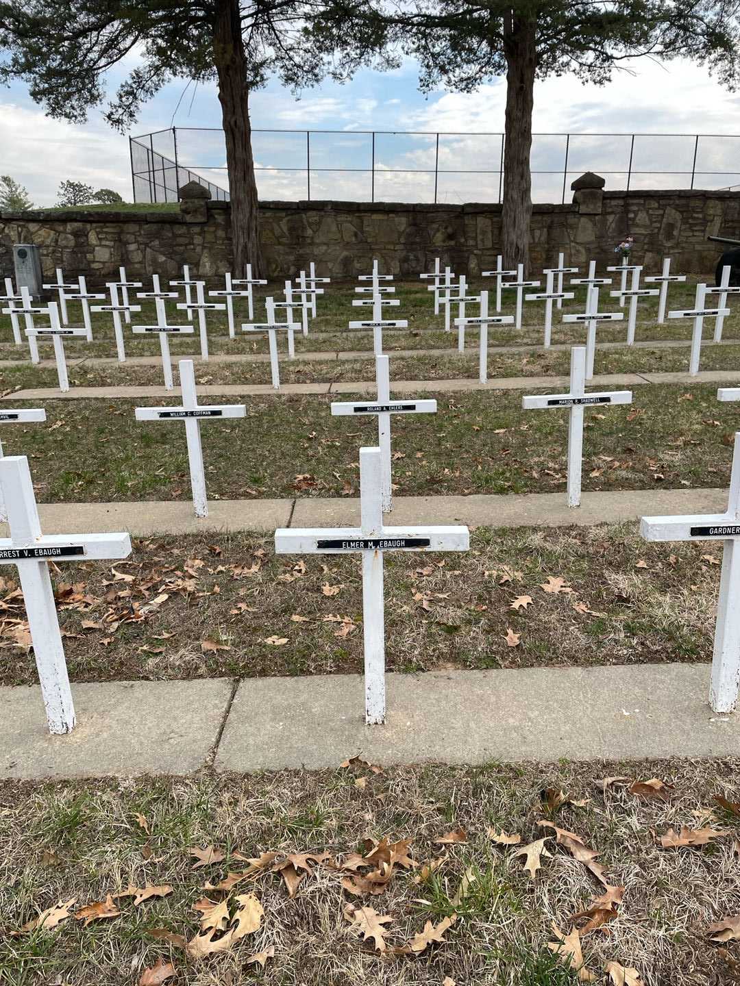 Elmer M. Ebaugh's grave. Photo 2