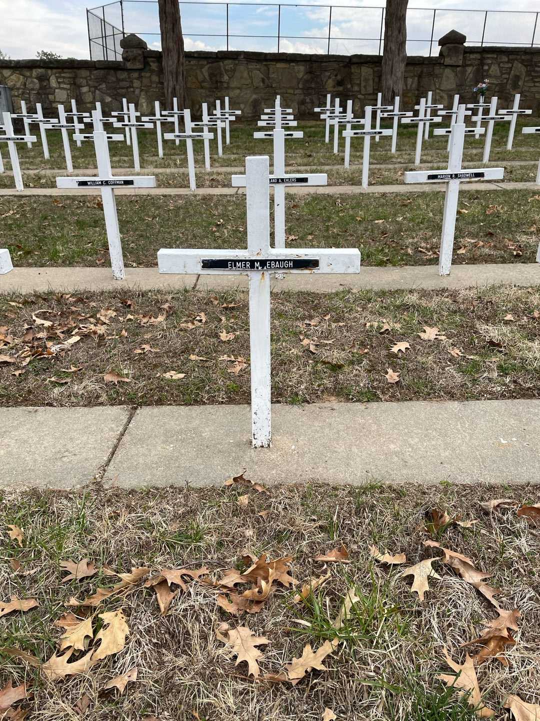Elmer M. Ebaugh's grave. Photo 3