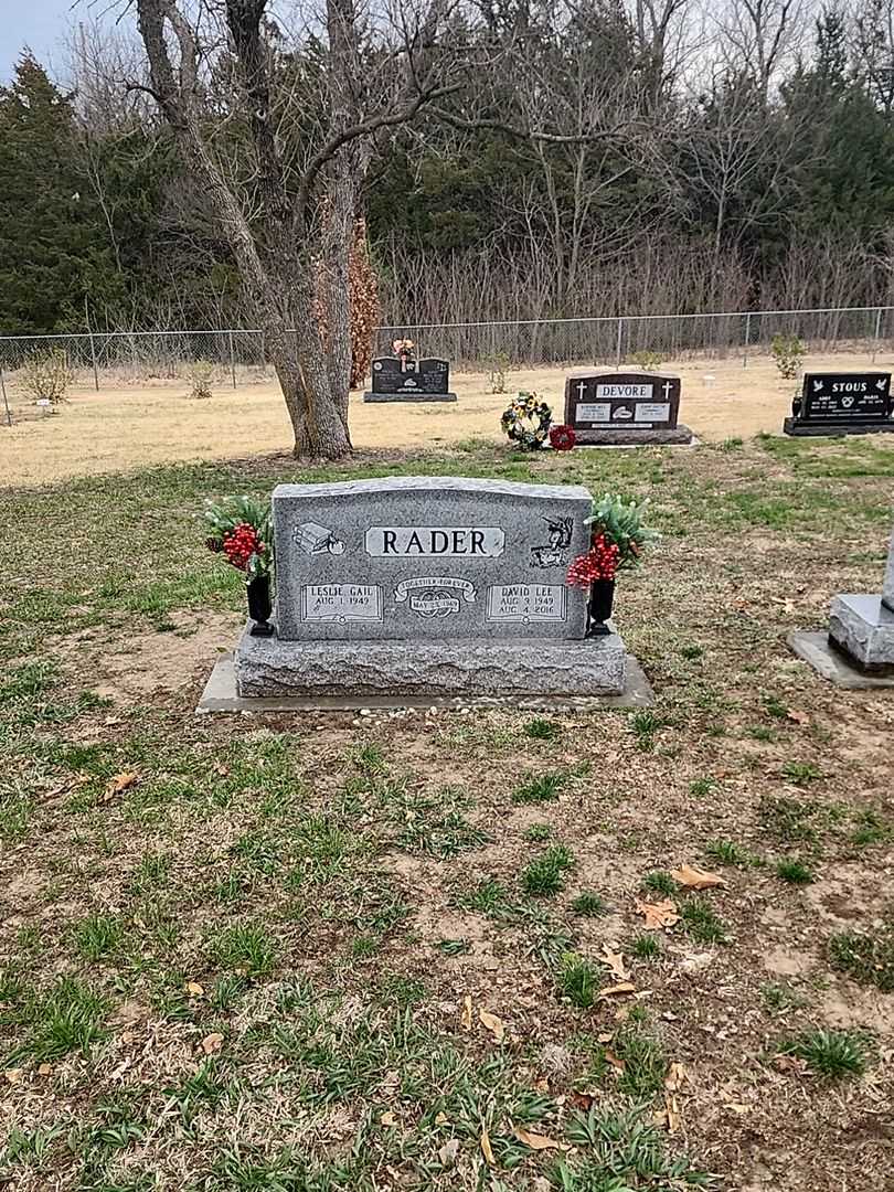 David Lee Rader's grave. Photo 2
