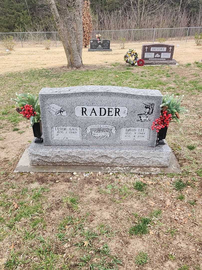 David Lee Rader's grave. Photo 1