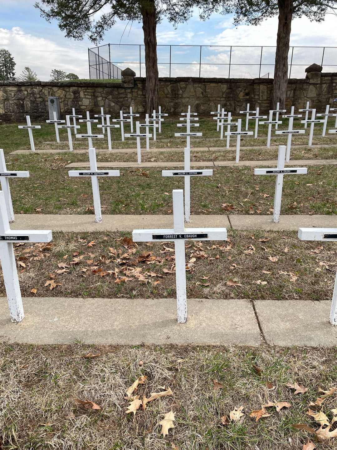 Forrest V. Ebaugh's grave. Photo 2