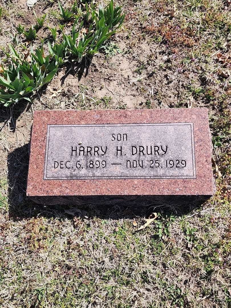 Harry Horbert Drury's grave. Photo 3