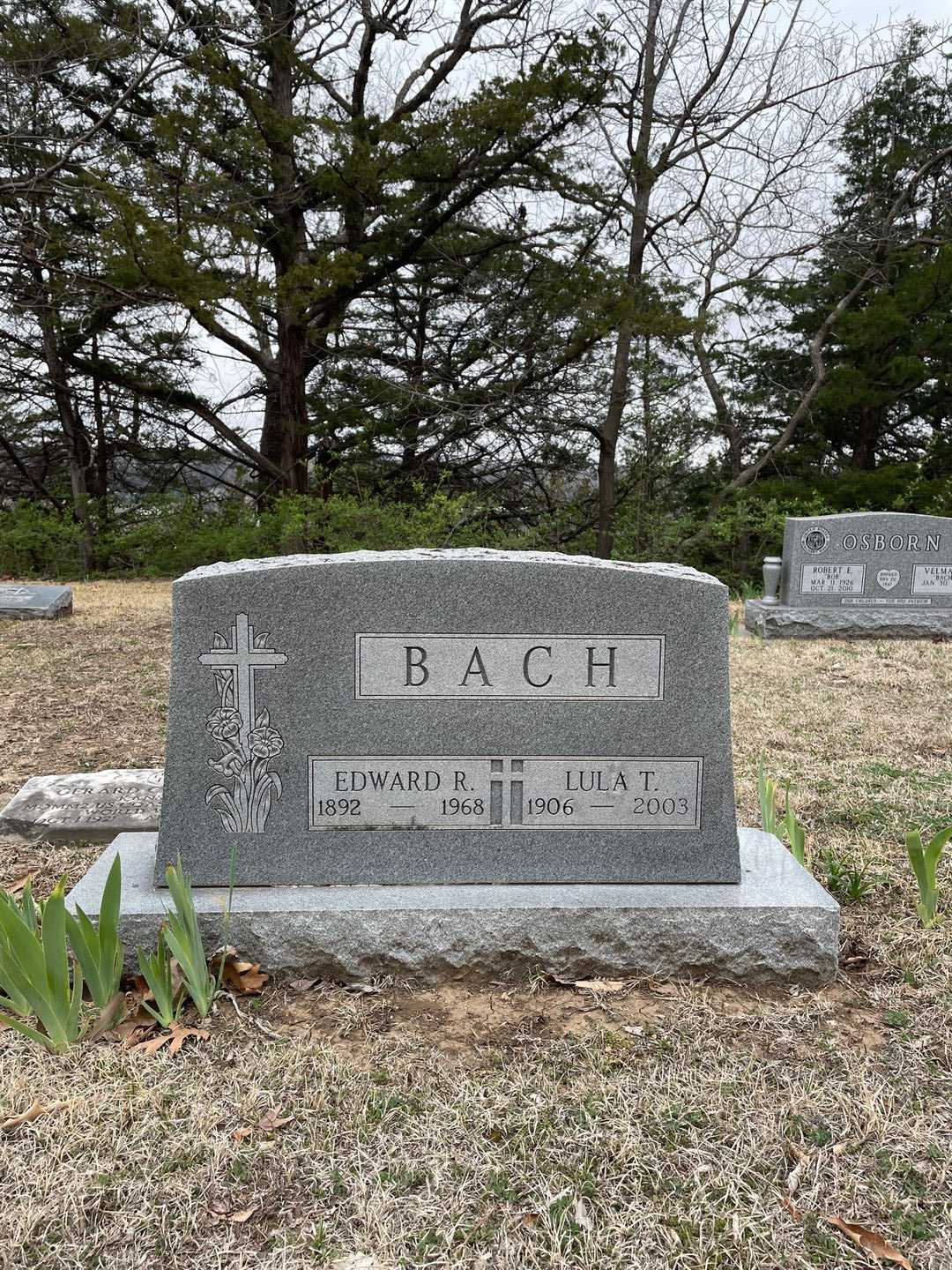 Edward Ralph Bach's grave. Photo 1