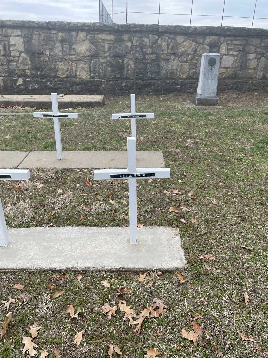 Ollie W. Reed Senior's grave. Photo 2