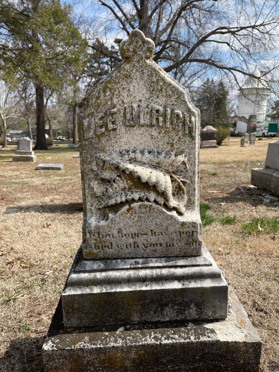 E. LeRoy "Lee" Ulrich's grave. Photo 3
