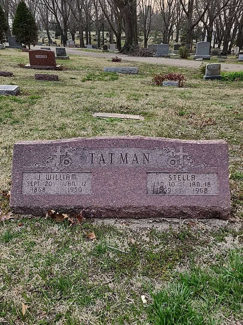 John William Tatman's grave. Photo 1