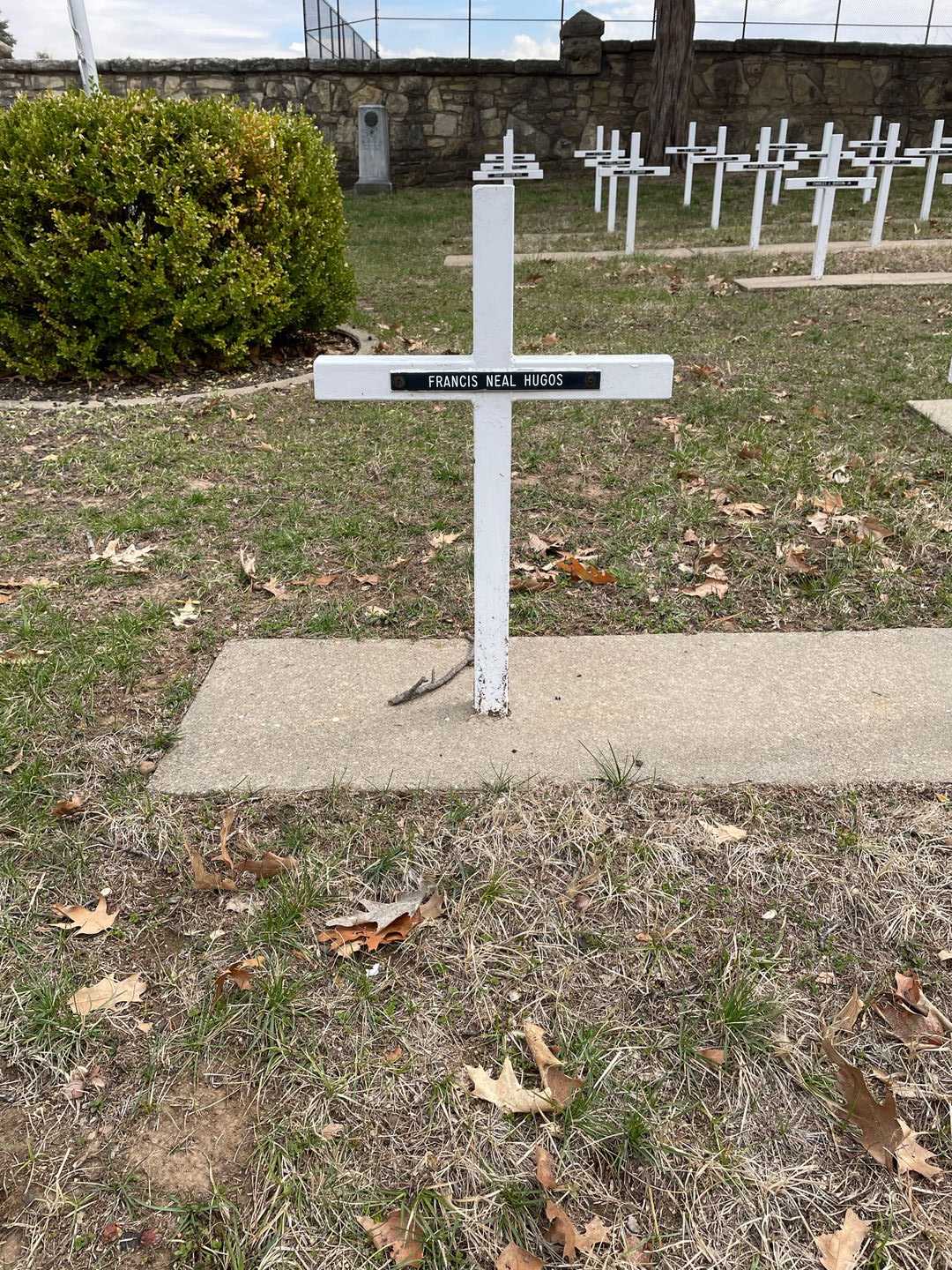 Francis Neal Hugos's grave. Photo 3