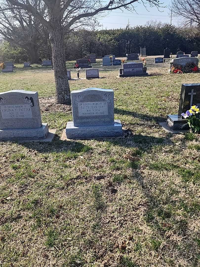 Betty Jean Yapp's grave. Photo 2