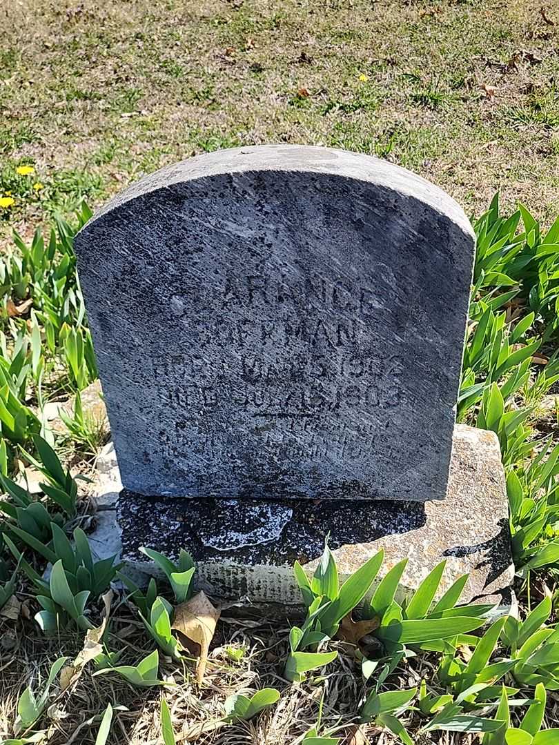 Clarence Coffman's grave. Photo 3