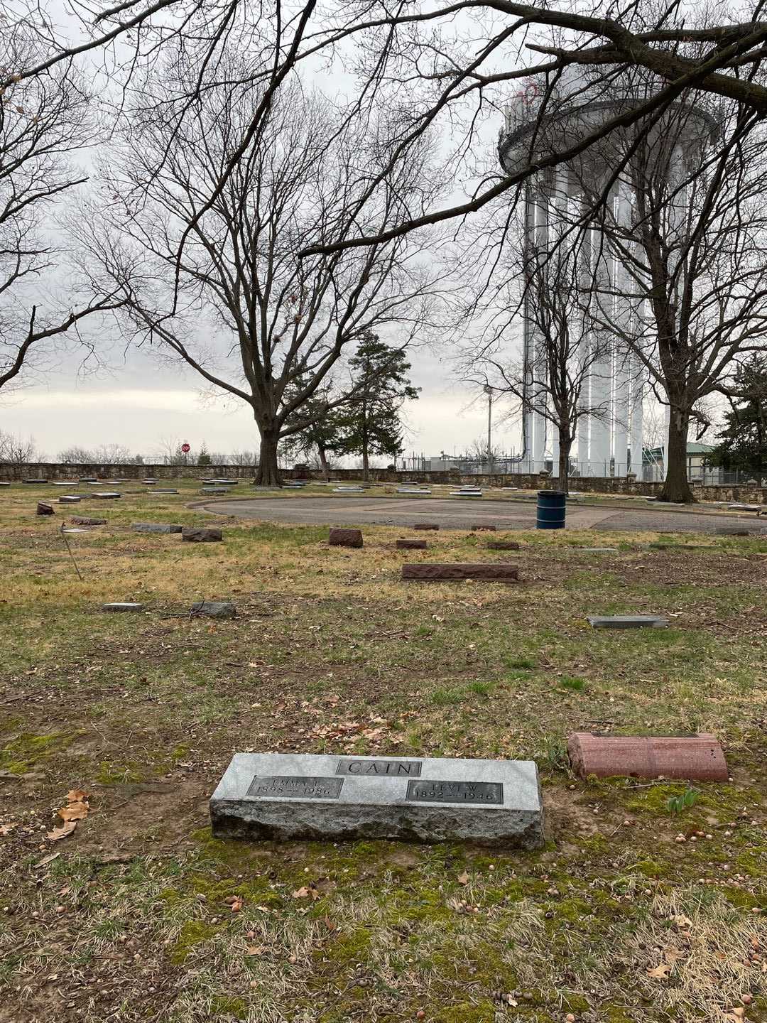 Levi W. Cain's grave. Photo 2
