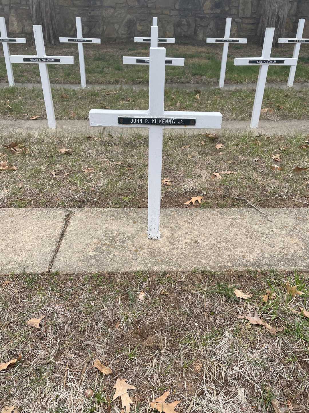 John P. Kilkenny Junior's grave. Photo 3
