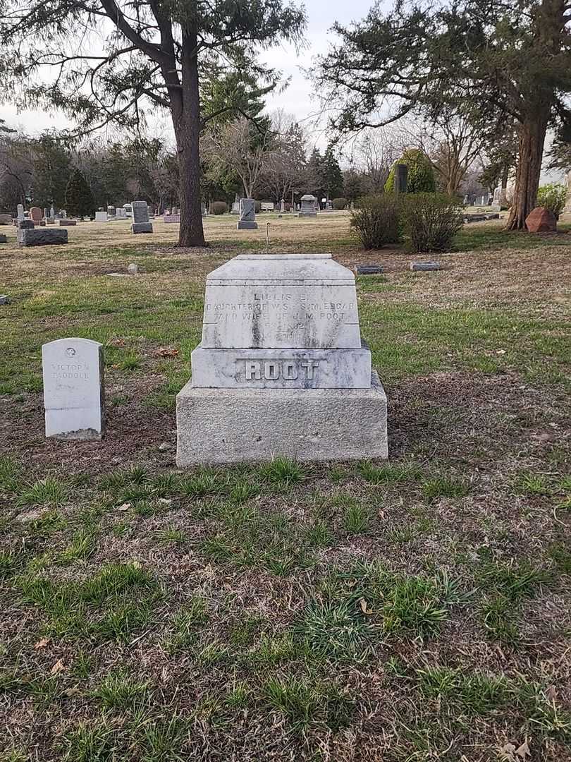 Lillis E. Root's grave. Photo 2