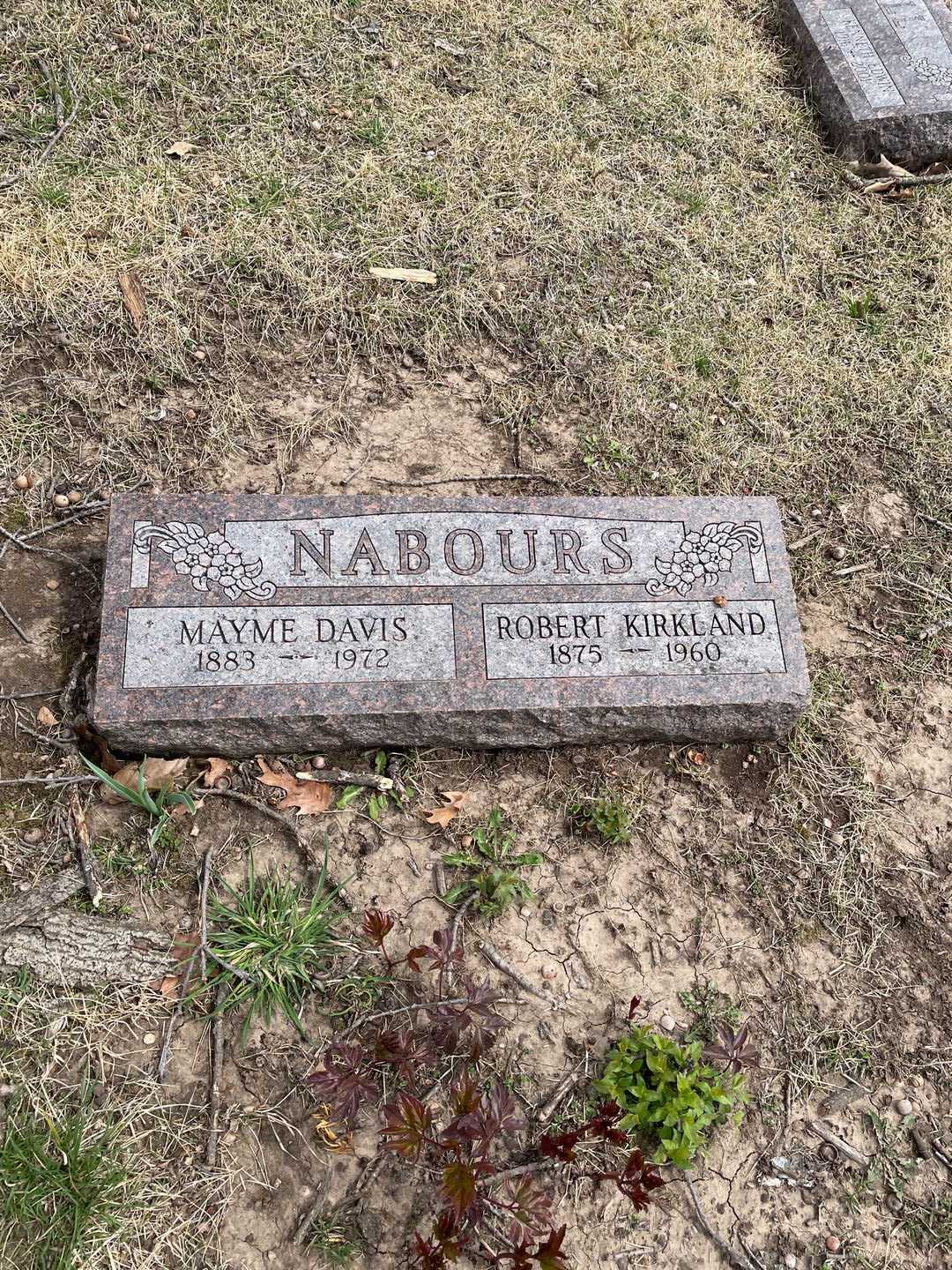 Robert Kirkland Nabours's grave. Photo 1