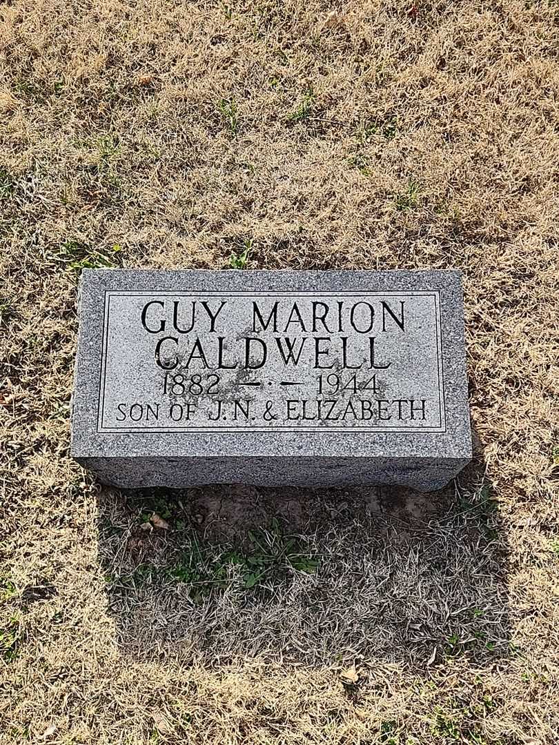 Guy Marion Caldwell's grave. Photo 4