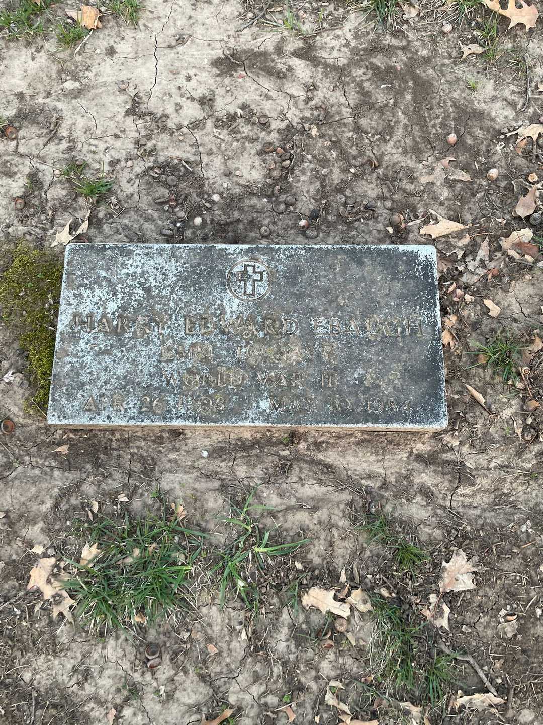 Elmer M. Ebaugh's grave. Photo 3