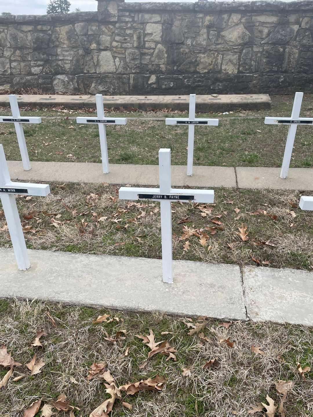 Jerry B. Payne's grave. Photo 2