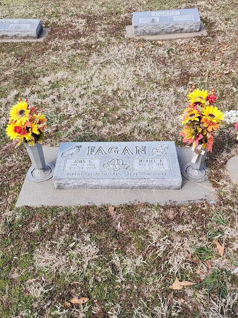 John Gerald Fagan's grave. Photo 1