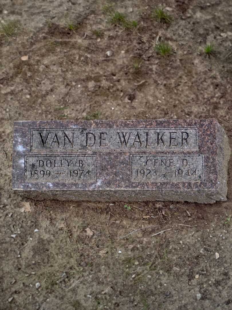 Gene D. Van De Walker's grave. Photo 1