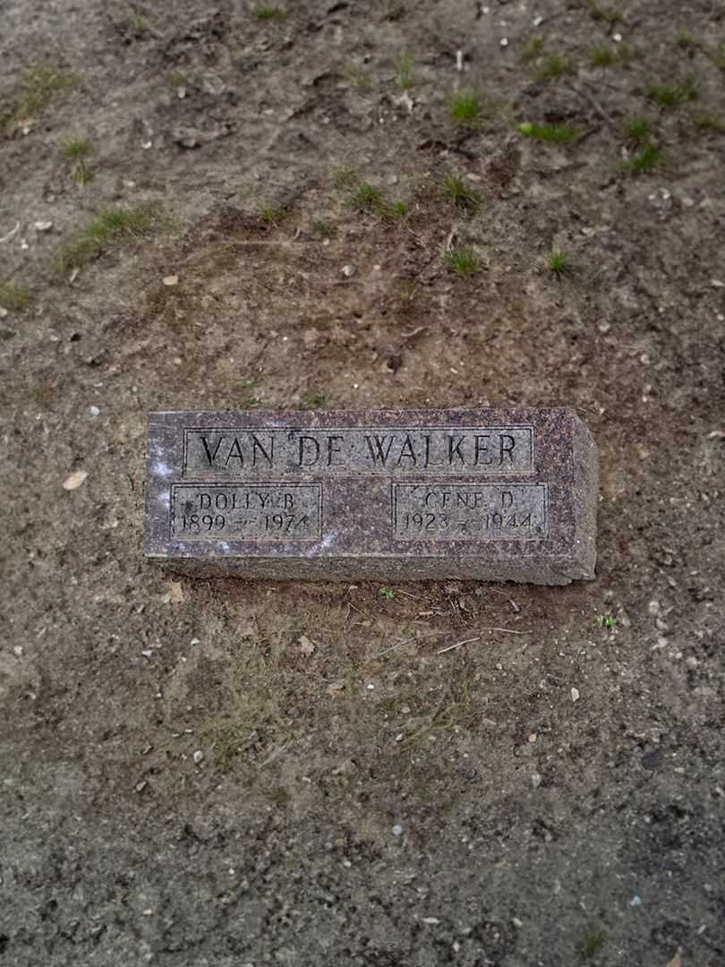 Gene D. Van De Walker's grave. Photo 2