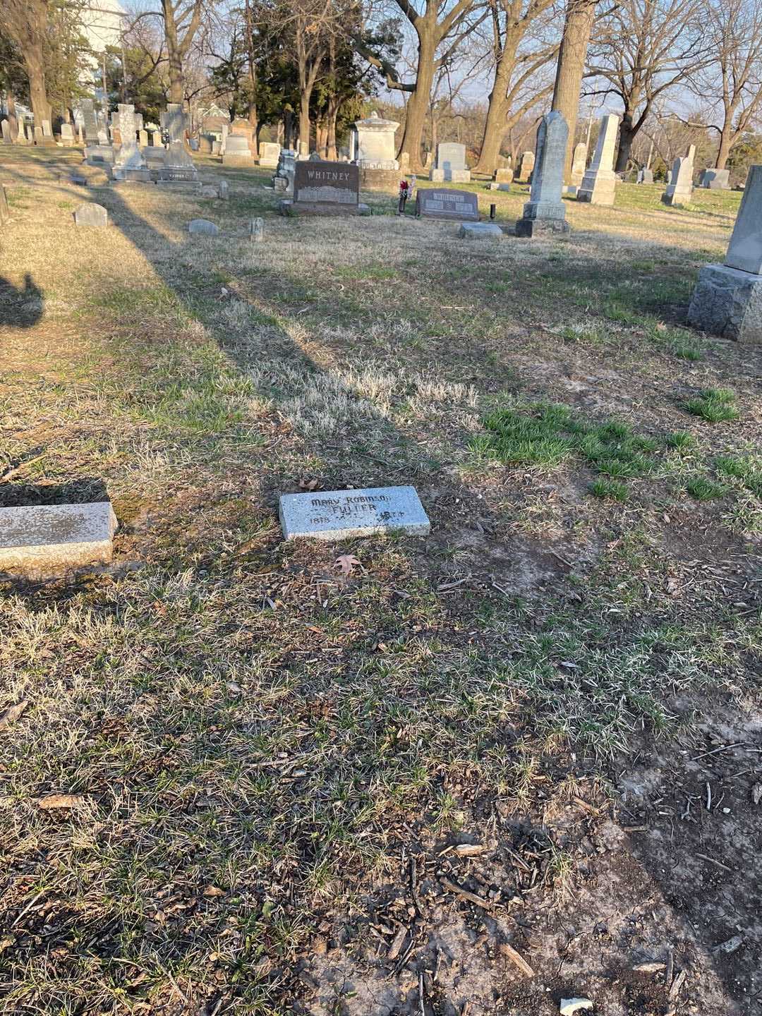 Mary A. Robinson Fuller's grave. Photo 2