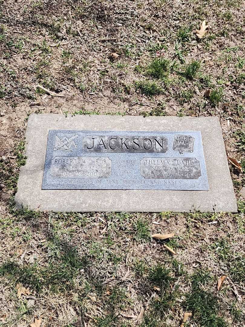Thelma K. Dahl Jackson's grave. Photo 1