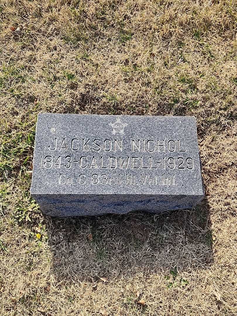 Jackson Nichol Caldwell's grave. Photo 4