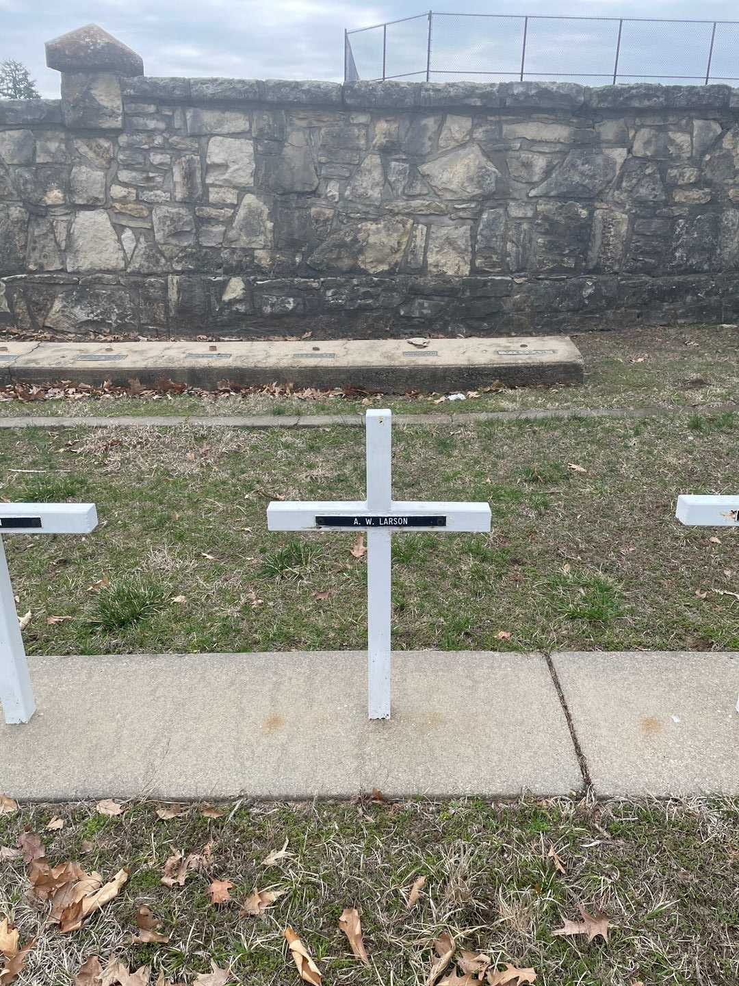 A. W. Larson's grave. Photo 2