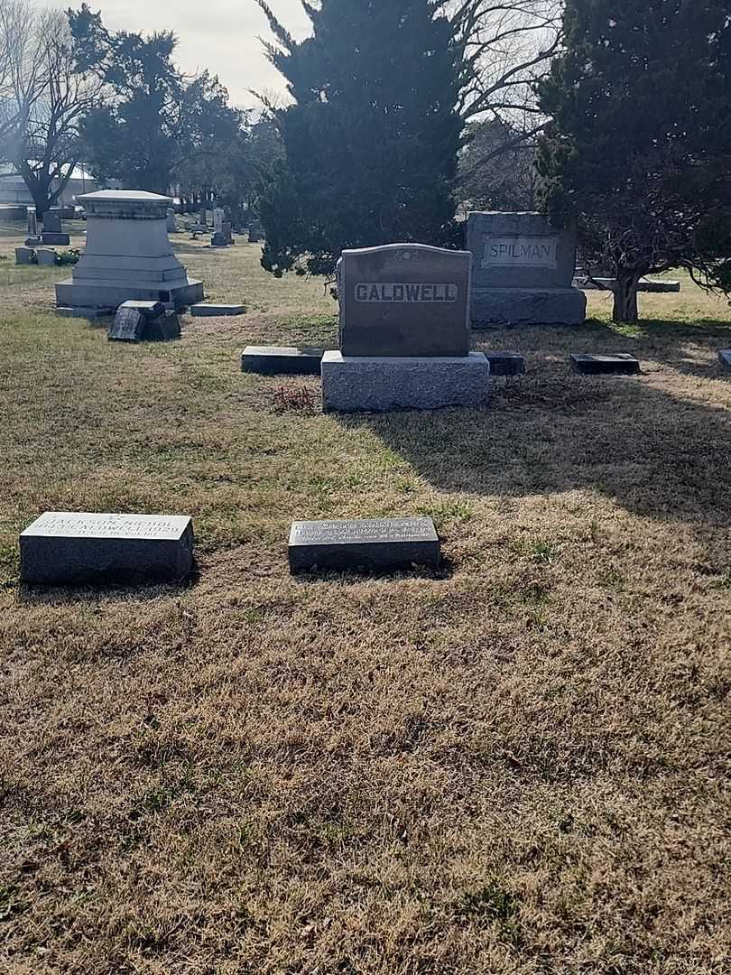 Sarah Elizabeth Kirkpatrick Caldwell's grave. Photo 3